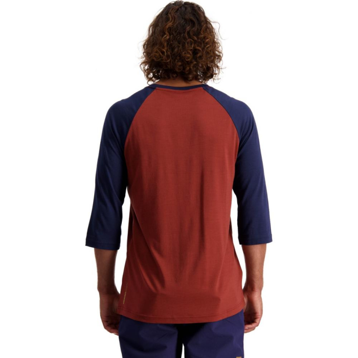 Tricou ciclism merino MONS ROYALE M TARN FREERIDE RAGLAN 3/4 Navy [2]