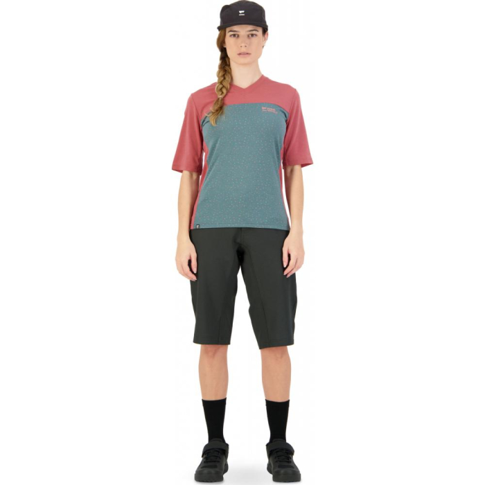 Tricou ciclism merino Mons Royale W Redwood Enduro VT Terracotta / Terrazzo [6]