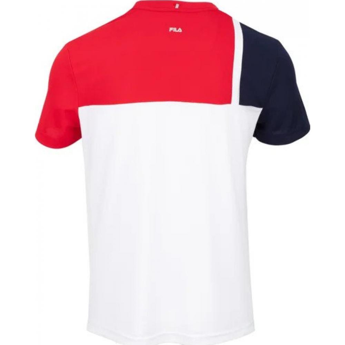 TRICOU FILA Karl JUNIOR WHITE/RED [2]