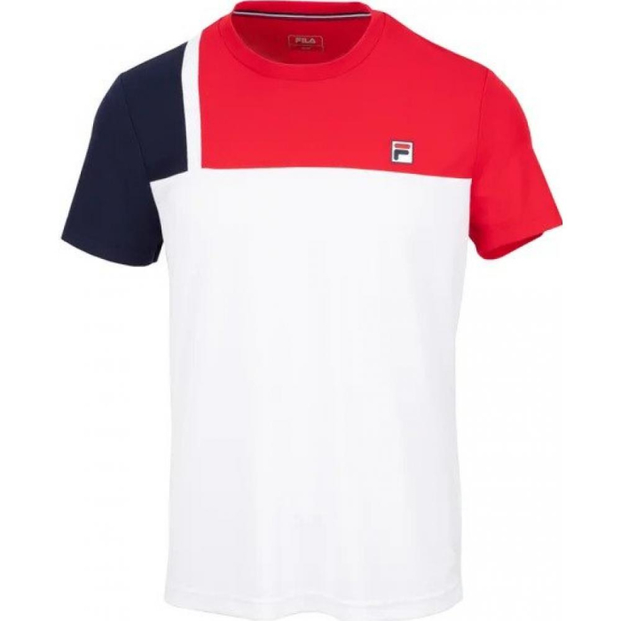TRICOU FILA Karl JUNIOR WHITE/RED [1]