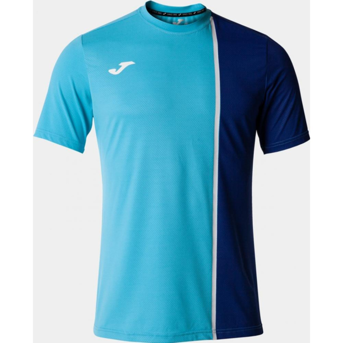 TRICOU JOMA SLEEVE SMASH FLUOR TURQUOISE/BL [2]