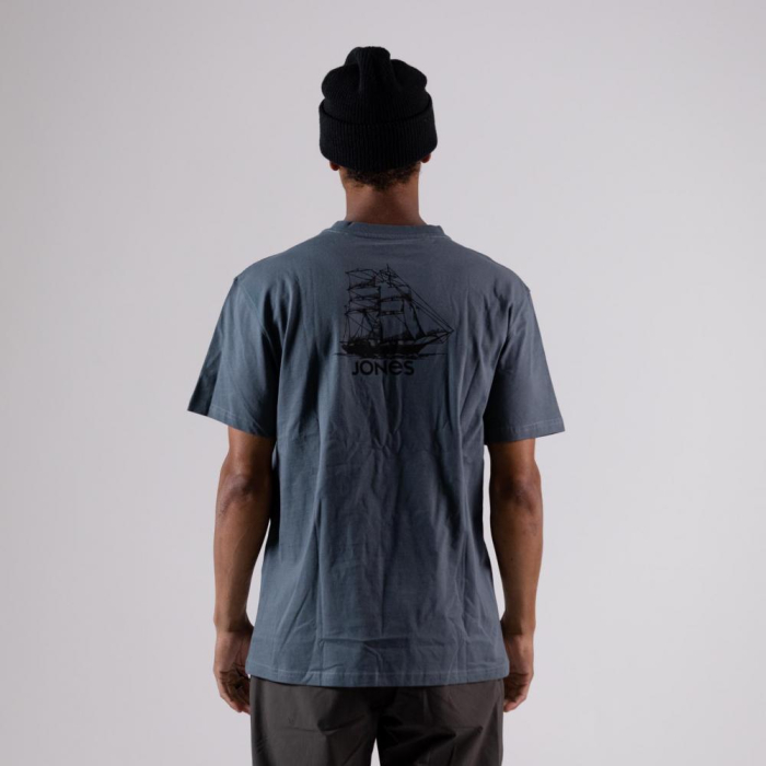 Tricou Jones TRUCKEE BACK PRINT SS ASH BLUE [6]