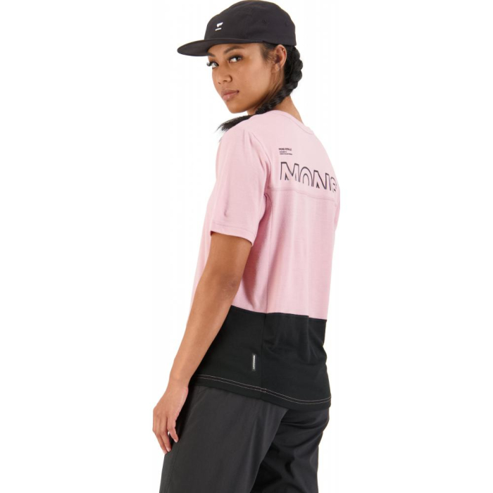 Tricou merino ciclism Mons Royale W Tarn Merino Shift Tee Black Candy [3]
