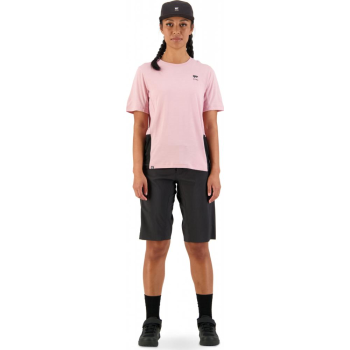 Tricou merino ciclism Mons Royale W Tarn Merino Shift Tee Black Candy [5]
