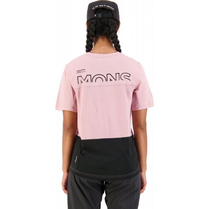 Tricou merino ciclism Mons Royale W Tarn Merino Shift Tee Black Candy [4]