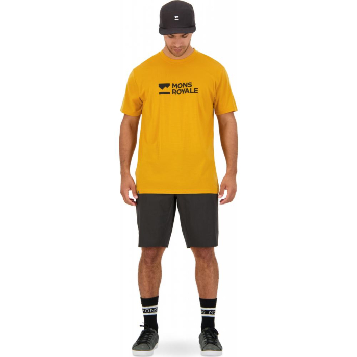 Tricou merino Mons Royale M Icon Thirt Gold [4]