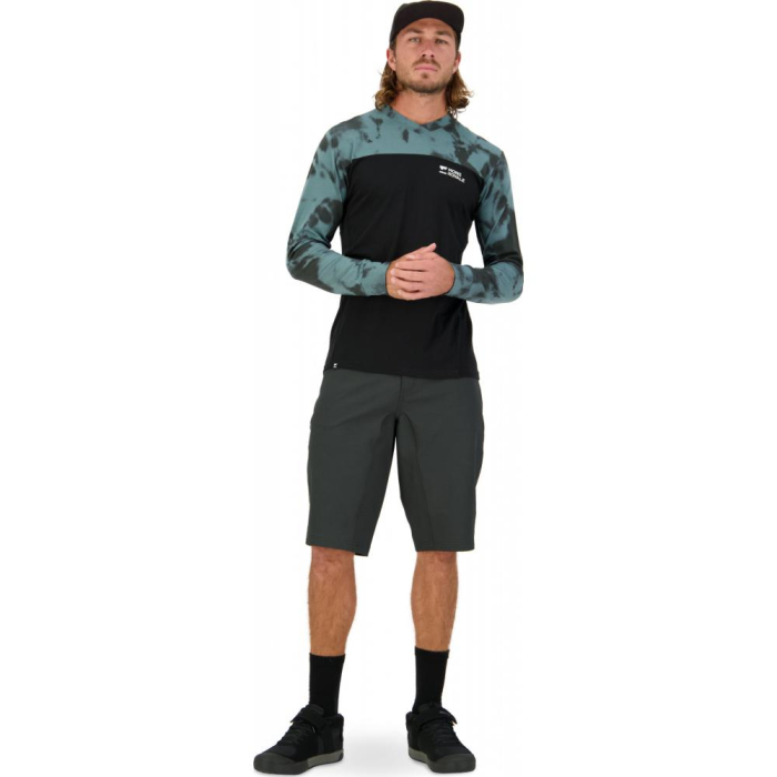 Tricou merino Mons Royale M Redwood Enduro VLS Sage Tie Dye Black [4]
