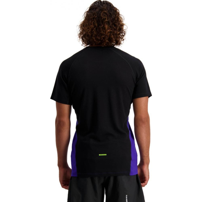 Tricou merino MONS ROYALE M TEMPLE TECH T ULTRA Blue Black [2]