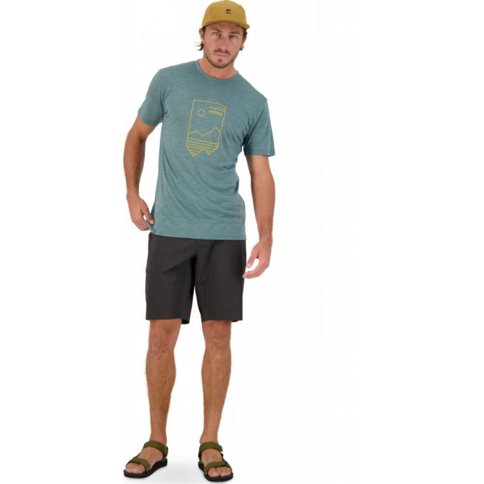 Tricou merino Mons Royale M Zephyr Merino Cool Thirt Burnt Sage [4]