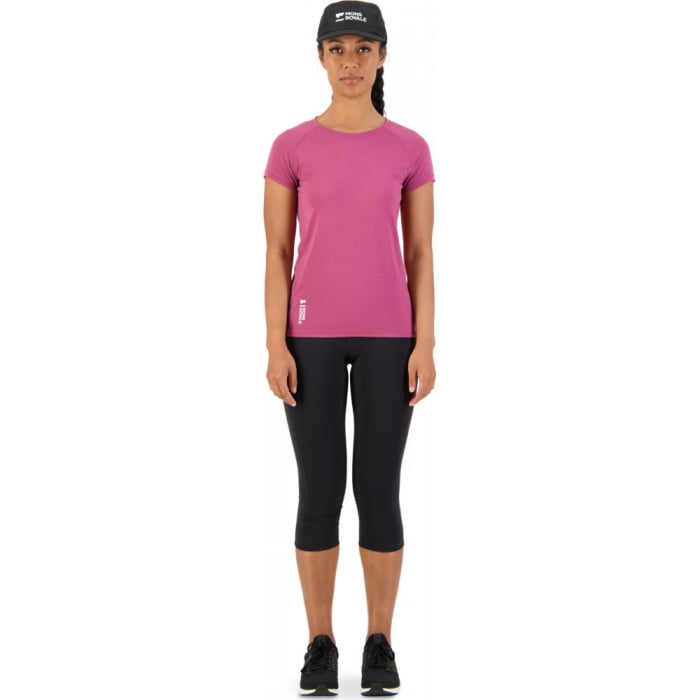 Tricou merino Mons Royale W Bella Tech Tee Berry [4]