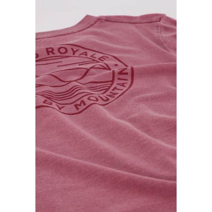 Tricou merino Mons Royale W Icon Relaxed LS Garment Dyed Washed Berry [3]