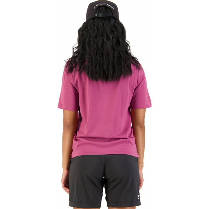 Tricou merino Mons Royale W Icon Relaxed Tee Berry [3]
