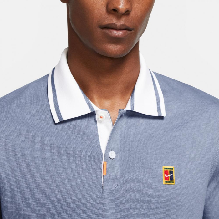 Tricou NIKE POLO DF HERITGE grey [3]