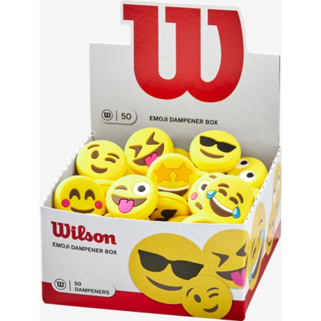 Tenis de camp - Antivibrator Wilson emoji Box