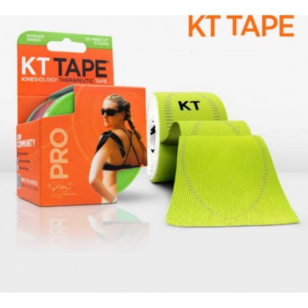 Medicina Sportiva - Benzi Kt Tape Pro Synthetic Precut Green