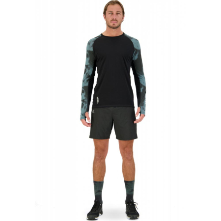 Bluza merino Mons RoyaleM Temple Tech LS Sage Tie Dye / Black [5]