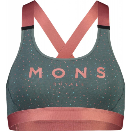 Alergare - Bustiera merino Mons Royale Stella X-Back Bra Terrazzo