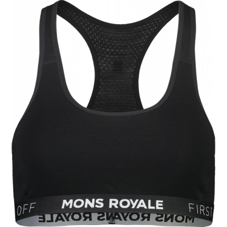 Alergare - BUSTIERA MERINO SIERRA SPORTS MONS ROYALE BLACK