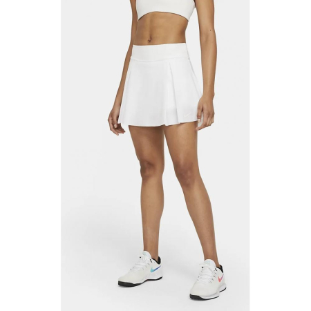 Fuste tenis - FUSTA NIKE W CLUB REGULAR 15IN REGAL WHITE