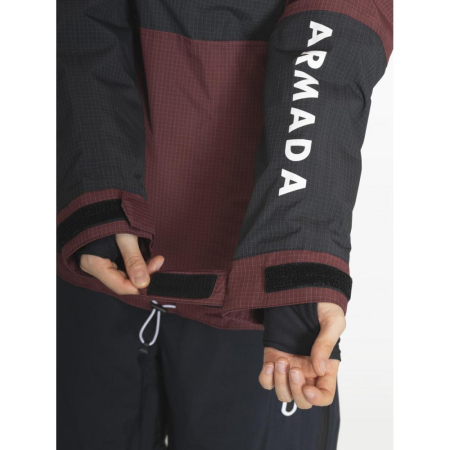 Geaca Armada Rosalie 2L Insulated Anorak Burgundy/Black [6]