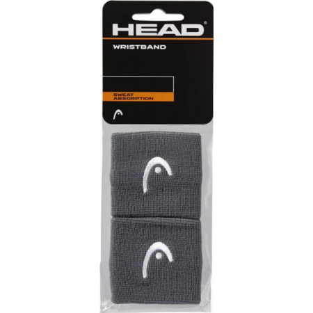 Tenis de camp - Mansete HEAD 2.5 inches Grey