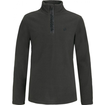 Mid layer - Midlayer Protest PERFECTY JR 1/4 zip top Deep Grey