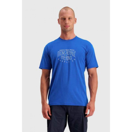 MONS ROYALE TRICOU ICON T-SHIRT REBEL BLUE [0]