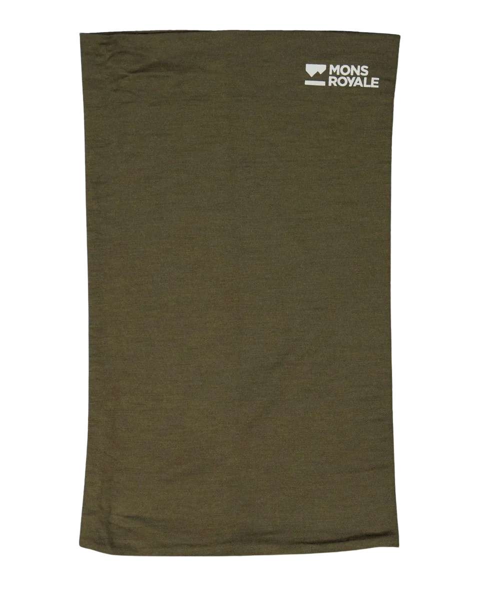 Neck-uri - Neck merino Mons Royale dublu Dark Olive