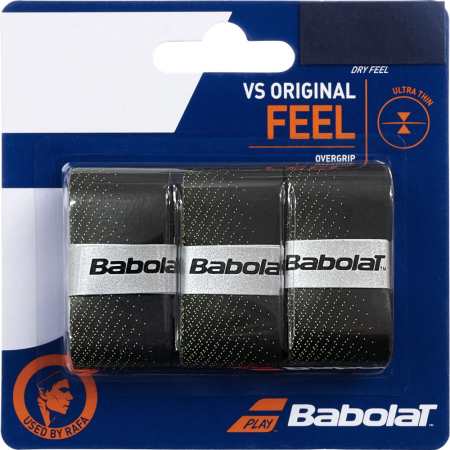 Tenis de camp - Babolat Overgrip VS Original X3 Black-Yellow