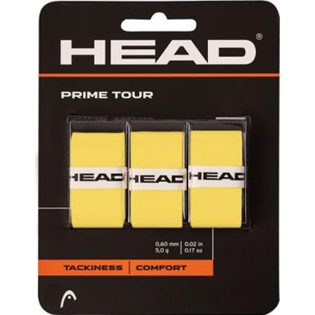 Tenis de camp - OVERGRIP HEAD PRIME TOUR 3/SET-YEL