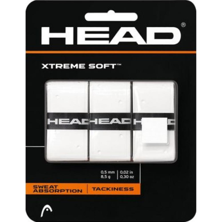 Tenis de camp - Overgrip Head Xtreme soft Alb