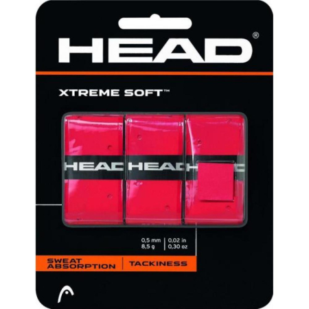 Tenis de camp - Overgrip Head Xtreme soft Red