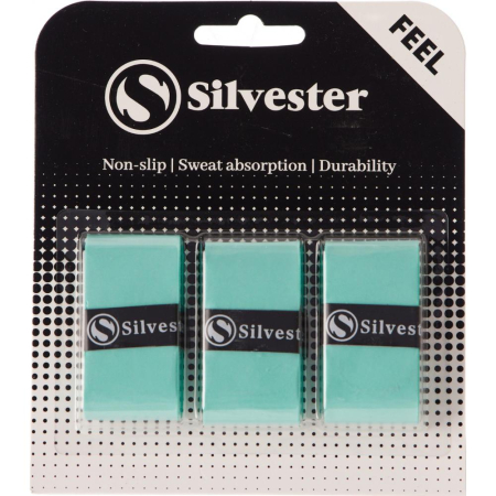 Gripuri & overgripuri - OVERGRIP SILVESTER FEEL 3BUC MINTY