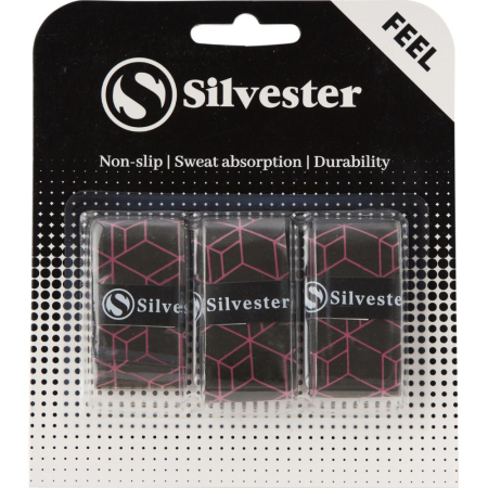 Tenis de camp - Overgrip Silvester Feel 3 Buc Stylish Cube