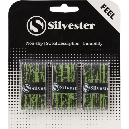 Tenis de camp - Overgrip Silvester Feel 3 Buc The Matrix