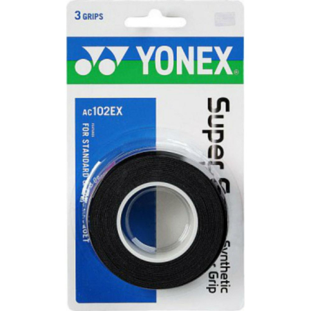 Tenis de camp - OVERGRIP YONEX X SUPER GRAP SET 3BUC BLACK