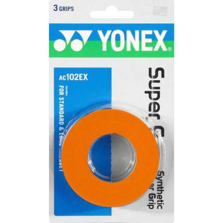 Tenis de camp - Overgrip YONEX X SUPER GRAP SET 3BUC Orange