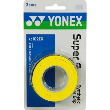 Tenis de camp - Overgrip YONEX X SUPER GRAP SET 3BUC Yellow