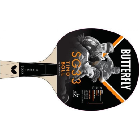 Paleta BUTTERFLY tenis de masa Timo Boll SG33, concav [2]