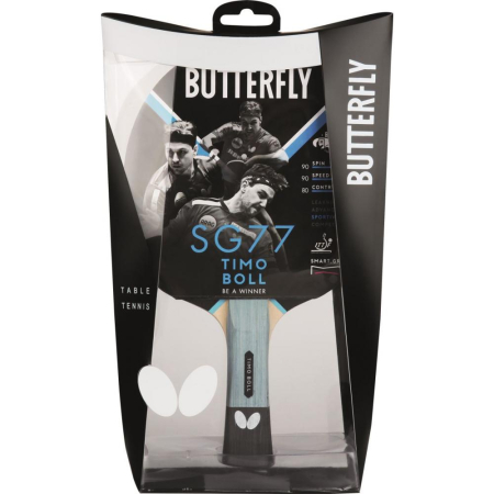 Paleta BUTTERFLY tenis de masa Timo Boll SG77, concav [3]
