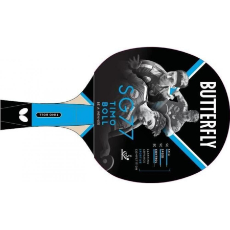 Paleta BUTTERFLY tenis de masa Timo Boll SG77, concav [2]