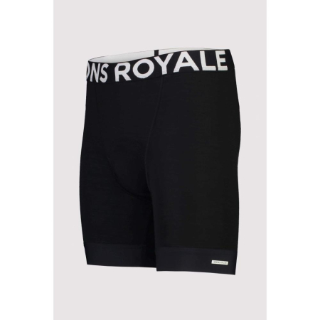 Outdoor - Pantaloni ciclism merino MONS ROYALE M ENDURO BIKE LINER BLACK