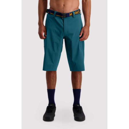 Outdoor - Pantaloni ciclism merino MONS ROYALE M VIRAGE BIKE DEEP TEAL