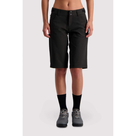 Pantaloni ciclism merino MONS ROYALE W MOMENTUM 2.0 BIKE BLACK [0]