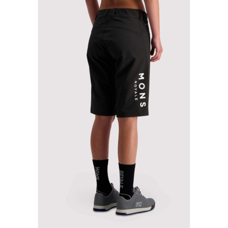 Pantaloni ciclism merino MONS ROYALE W MOMENTUM 2.0 BIKE BLACK [4]