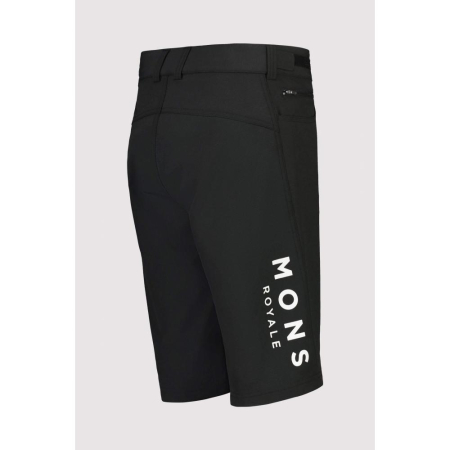 Pantaloni ciclism merino MONS ROYALE W MOMENTUM 2.0 BIKE BLACK [3]