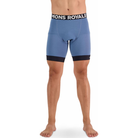 PANTALONI SCURTI ENDURO XC MERINO MONS ROYALE LINER BLUE [1]