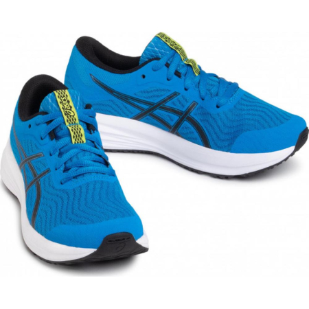 Pantofi alergare Asics PATRIOT 12 GS Juniori BLUE/Black [2]