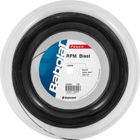 Tenis de camp - Racordaj Babolat RPM Blast Negru 1.25 - 200m
