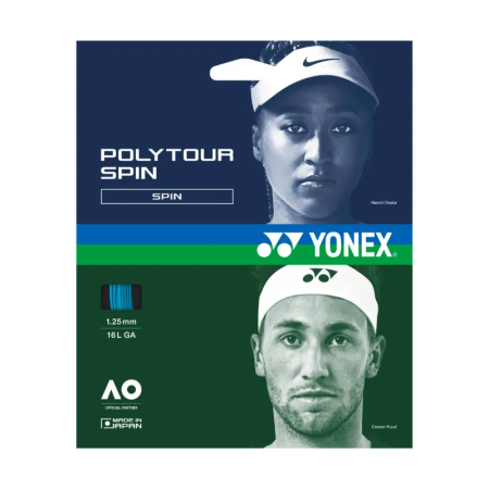 Racordaje tenis - Racordaj YONEX POLY TOUR SPIN 125 BLUE